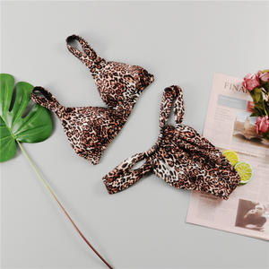 Conjunto de Bikini Halter Sólido para Mujer 2025, Traje de Baño de 2 Piezas, Estilo Monokini, Poliéster/Nailon, Antibacteriano, Transpirable - Product Image 4