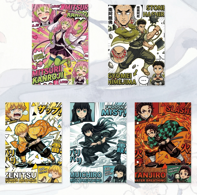 Japanese Anime Notebook Journal Mystery Blind Box Sets Collectible Badge Magnet Stationery for Gift Decor