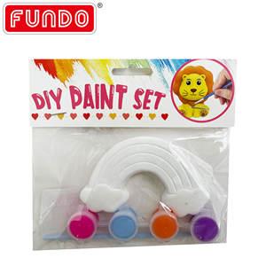 Juego de pintura de yeso DIY Kit de artes y manualidades para niñas y niños Regalo artesanal de yeso para niños - Product Image 5