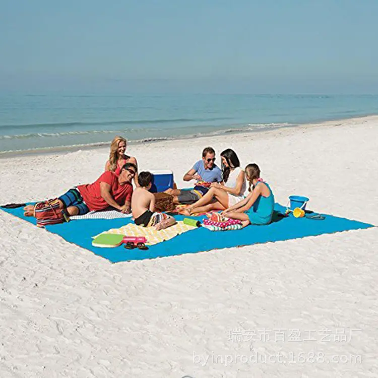 गर्म बिक्री foldable रेत मुक्त समुद्र तट चटाई
