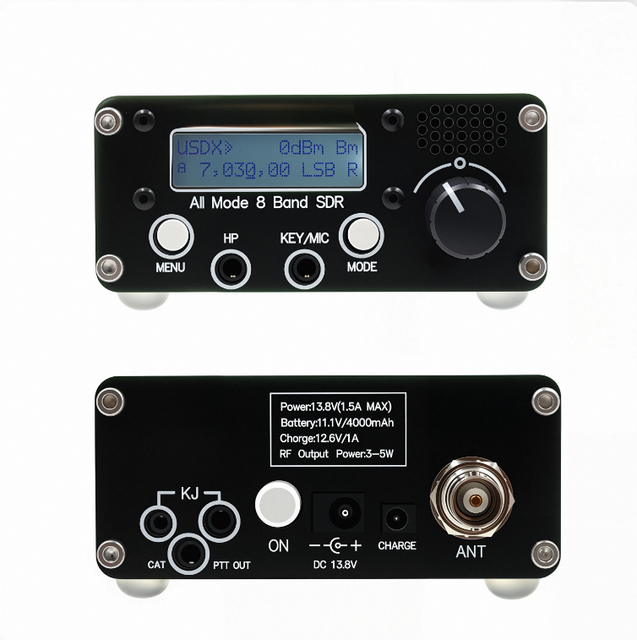Upgraded Version of USDR USDX+Plus V2 8-band SDR Full Mode HF SSB QRP Transceiver