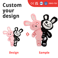 Peluche personnalisée abstraite à partir d'un dessin, personnage de designer personnalisé, animal en peluche, poupée en peluche artistique OEM ODM, cadeau de collection
