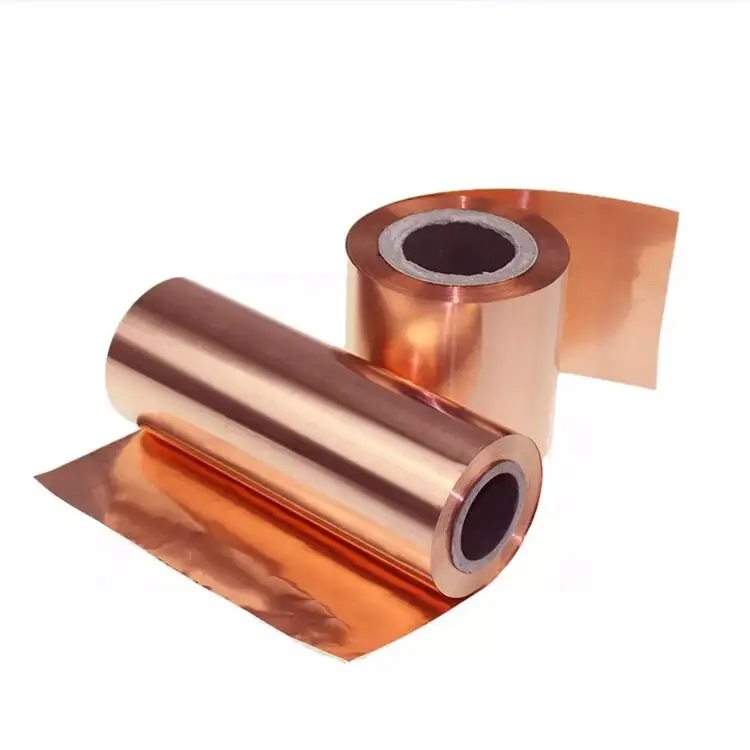 C17200 C17500 C5191 Copper Foil Pure 90% Copper Foil Tape Roll Coil Strip For Electronic Equipment