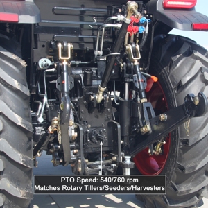 Tracteur 150 CV avec rail de rideau, cabine de transmission 8+2 et cadre de sécurité CE - Product Image 1
