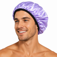 Serviette de séchage capillaire en microfibre satinée à trois couches, personnalisable et réutilisable, pour spa, séchage rapide après le shampoing, vente en gros