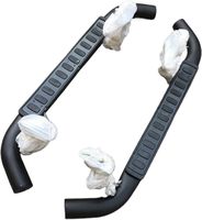 Marchepieds latéraux de style Fire & Ice édition noire OEM pour Land Rover Defender 90 1990-2016 LR008379B