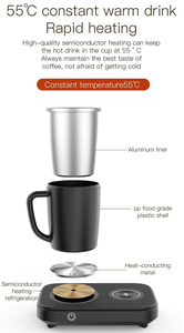 Wireless Electronic Thermostat Mug Warmer Cooler USB Power Smart Thermostat 55 6-12 Hours Thermal Insulation for Desk Use - Product Image 4