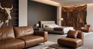 Кожа для обивки мебели из натуральной воловьей кожи высшего качества, толщиной 1,2-1,4 мм, с тиснением, устойчивая к сминанию, для домашнего декора - Product Image 6