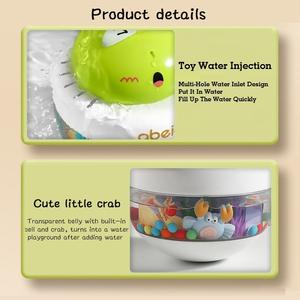 KSF-Gobelet Montessori en plastique pour la salle de bain, jouet confortable pour <span class=keywords><strong>bébé</strong></span>, avec grenouille - Product Image 6