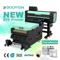 Dooyion Nouveau 60cm Bande transporteuse DTF Shaker et four A1 24 pouces 2 et 4 têtes d'impression Shaker de poudre pour imprimante Dtf Écran tactile 24"