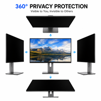 Filtro de Privacidad de 4 Lados 360 °   Protector de Pantalla Anti-Espionaje para Monitor de Computadora, Anti-Reflejos, con Filtro de Luz Azul, Suministro Estable de Fábrica