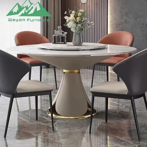 Juego de Comedor de Diseño Interior de Alta Gama Wayon, Mesa de Comedor Flexible y Expandible para Uso en Hoteles <span class=keywords><strong>Boutique</strong></span> - Product Image 4