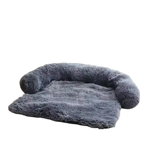 Canapé-lit pour chien en <span class=keywords><strong>peluche</strong></span> douce et moelleuse Lit pour chien durable Couverture détachable pour animaux de compagnie Tapis de couchage pour canapé-lit Coussin - Product Image 1