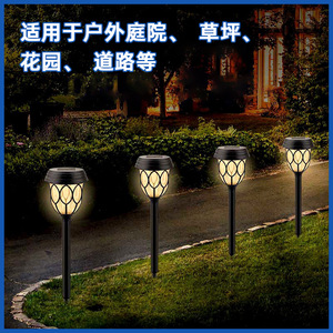 Hejia Solar Garden <b>Lights</b> <b>LED</b> 2.4W Inductive <b>Sensor</b> Outdoor Villa Landscape Lawn Road Lighting In Stock - Product Image 3