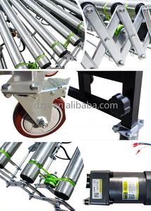 Dzjx Flexibele Zwaartekracht Uitbreidbare Transportband Met Beschermrol Telescopische Rolband Transportband - Product Image 5