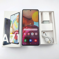 Excellent Téléphone Portable d'Occasion Version Globale US pour Samsung A71 5G 128 Go 6,7 Pouces Smartphone Android Débloqué A70