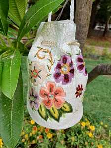 Bolso de mano con cuentas para mujer para fiestas, bodas o noches, muy demandado, último diseño, bolso de mano con cierre abierto al mejor precio, Exportación - Product Image 2