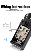 Interrupteur de fin de course à rouleaux croisés CNTD CLS-102, momentané, pour ascenseurs, protection IP65, contact SPDT, 10A max. Courant 380VAC