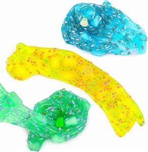 Clear Jelly Cube DIY <b>Slime</b> <b>Kit</b> Non-Toxic Plastic Elastic Non-Stick Plasticine for Kids Decompression Toys Unisex Gifts - Product Image 2
