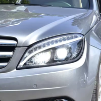 Phares automatiques SJC pour Mercedes Benz classe C W204 2007 - 2014 feux avant Laser LED assemblage associé DRL Plug and Play