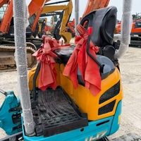 Miniexcavadora U17 Usada, 90% Nueva, Excavadora Compacta de 1.7 Toneladas con Rendimiento Confiable