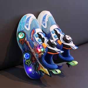 2025 zapatos deportivos de verano para niños, diseño de dibujos animados, malla transpirable, nuevos zapatos para correr para niños, estilos de moda luminosos ligeros - Product Image 5