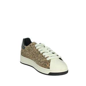 D.A.T.E. Zapatillas Donna W411-BA-MX-LE Beige con Estampado de Leopardo y Suela Gruesa - Product Image 5