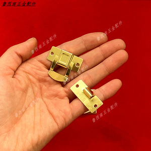 คลิปล็อคเฟอร์นิเจอร์แบบสปริง 33 มม. X 29 มม. สีทองทองแดง อุปกรณ์เสริมฮาร์ดแวร์ที่ทนทานแบบไม่ใช้กุญแจ - Product Image 2