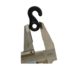 Gancho Plástico Tipo J Fengliang, Gancho Plano Negro para Cuerda de Tienda de Campaña, Accesorio Universal para Camping, Barco y Kayak - Product Image 5