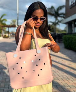 กระเป๋าหิ้วชายหาด EVA แบบสั่งทำขายส่ง ขนาด XL กันน้ำ สไตล์ซิลิโคน พกพาสะดวก สำหรับการเดินทางไปเที่ยวทะเลและฤดูร้อน - Product Image 2