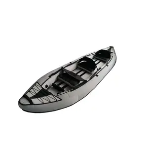 <span class=keywords><strong>Kayak</strong></span> gonflable promotionnel pour 3 personnes, gris, pliable, en PVC 0,9 mm, pour lacs, rivières, sports nautiques, sac de transport + pompe manuelle - Product Image 1