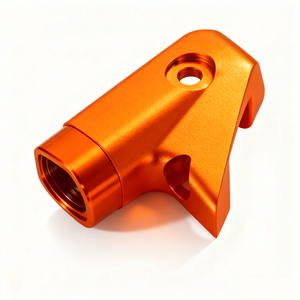 Ebriway cam Anodized 6061 nhôm CNC xe máy tay lái kẹp với trọng lượng nhẹ Bộ Xương Thiết kế OEM cho tùy chỉnh xe đạp xây dựng - Product Image 1