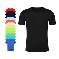 Camisetas Lisas para Sublimación al por Mayor, 100% Poliéster, de Secado Rápido, Tipo Malla, para Sublimación