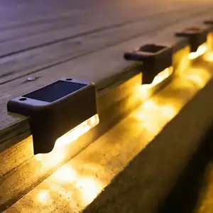 Açık güneş güverte ışıkları merdiven çitleri avlular teraslar ve pasajlar kullanılan su geçirmez LED güneş ışıkları için uygundur