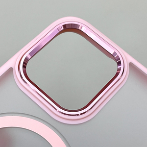 Chủ Sở Hữu Điện Thoại Kim Loại Từ Máy Ảnh Matte Cứng PC Phụ Kiện Chống Drop Di Động Trong Suốt Điện Thoại Di Động Trường Hợp - Product Image 4