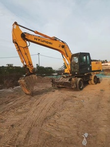 Hyundai R210W-7 Wheel Excavator High Efficiency Strong Power Used <b>Construction</b> <b>Engineering</b> <b>Machinery</b> with Gear Motor Pump 21 Ton - Product Image 3