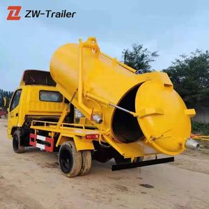 中古4x2ミニ真空下水吸引タンカー便吸引トラック - Product Image 5