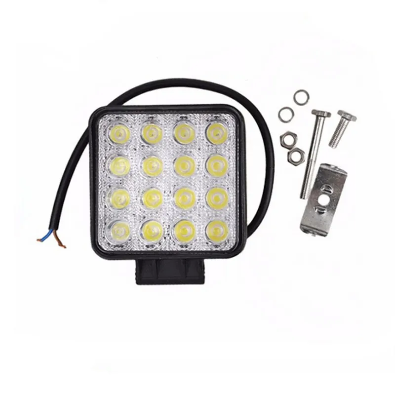 16 lights 48W Off road Car 4WD Truck Tractor Boat Trailer multifunction lamp 24V 12V Spot LED work Light Bar