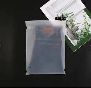 사용자 정의 인쇄 지퍼 젖빛 또는 투명 PVC/PE/EVA 플라스틱 포장 가방