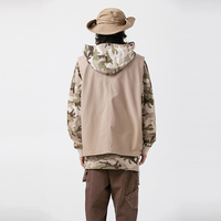 Gilet de chasse d'extérieur respirant, coupe-vent, multi-poches, teint en pièce, lourd, printemps