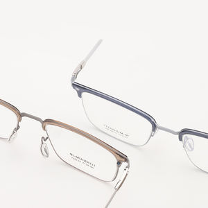 Gọng kính vuông nhẹ bằng titan nguyên chất TR90, gọng kính đầy đủ, dành cho người cận thị và đọc sách, dành cho nam giới, phù hợp với mọi hình dáng khuôn mặt - Product Image 3