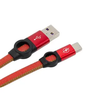 สายเคเบิลข้อมูล Usb ซิงค์ไนล่อน1ม. 2021,สายชาร์จเร็ว Type C พร้อมกล่อง2.4A สินค้าขายดีใน Type C