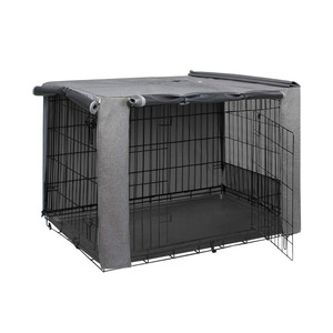 high quality dustproof 600D Polyester Outdoor Durable Waterproof Pet Kennel Cages cover Dog Crate Cover