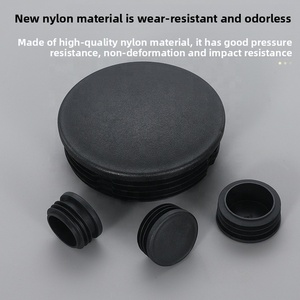 <span class=keywords><strong>Bouchon</strong></span> circulaire en acier inoxydable noir/blanc pour pieds de table/<span class=keywords><strong>chaise</strong></span>, embout de tuyau, capuchon d'étanchéité anti-poussière, <span class=keywords><strong>bouchon</strong></span> interne - Product Image 4