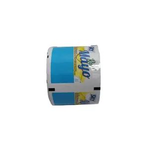 laminated and printed poly packing film in rolls for Detergent Powder Soap Packaging