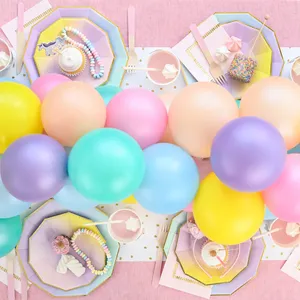 จานรองอาหารแบบกำหนดเอง DAMAI ขอบสีทอง สำหรับตกแต่งงานแต่งงาน งานเลี้ยง ของใช้บนโต๊ะอาหารแบบใช้แล้วทิ้งสำหรับงานวันเกิด แบบไล่เฉดสี - Product Image 4