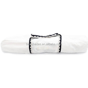 Poste de madera Premium, sombrillas de cabañas de playa blancas antiguas con protección UV, dosel de lona para playa, Camping, patio trasero, piscina, eventos - Product Image 5