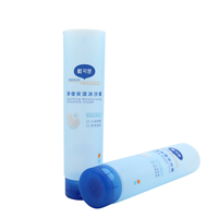 Tubes cosmétiques en plastique PE personnalisés en usine, vides, 55 ml, 60 ml, 65 ml, pour crème pour les mains, lotion corporelle, nettoyant visage