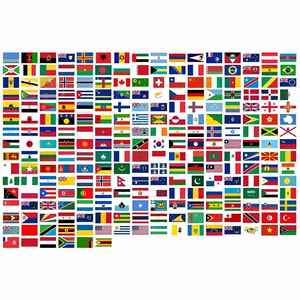 Eco Friendly International World Bunting <b>Flags</b> All Country <b>Flag</b> - Product Image 1