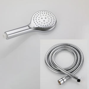 <b>Shower</b> <b>Accessories</b> Circular <b>Shower</b> Hand 3 Function Handheld High-pressure Abs <b>Shower</b> with 1.5-meter Handheld Hose - Product Image 1